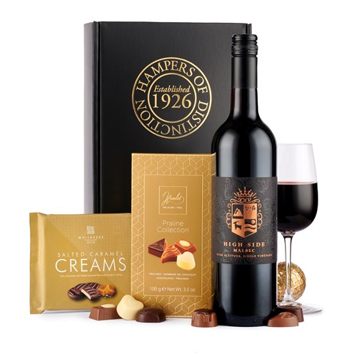 Red Wine & Chocs Hamper - Premium Quality